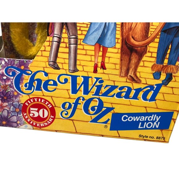 Wizard of Oz Cowardly LION 50th Anniversary Character Doll 1988 Multi Toys Corp - Picture 7 of 12